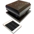 Attic Breeze ¬Æ GEN 3 Curb Mount Detached Solar Attic Fan 25W Brown AB-2543D-BRN